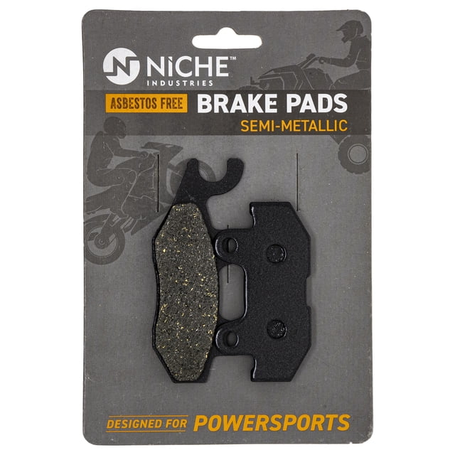Niche Rear Right Brake Pad Set for Yamaha Viking VI Semi-Metallic UTV 519-KPA2274D