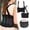 Black, variant on Adjustable Lower Back Support Belt for Men and Women with Breathable Design for Posture Correction and Injury Prevention