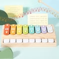 thumbnail image 2 of Fesfesfes Colorful Electronic Keyboard Touch Screen Music Box Educational Early Learning Kids Musical Instrument Piano Box Toy, 2 of 5