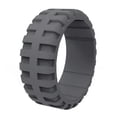 thumbnail image 1 of CHUANK Finger Ring Rubber Band Ring Silicone Rings Tire Pattern Wedding Men Breathable➳-01 green-10, 1 of 9