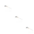 thumbnail image 3 of yingyy Model Railway Lamp Outdoor 1:87 Scale Streetlight Building LED Park Light Garden Yard Building Layout Decorations Type B Gray 3Set, 3 of 6