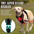 thumbnail image 4 of BARKBAY No Pull Dog Harness Front Clip Heavy Duty Reflective Easy Control Handle for Large Dog Walking(Red M), 4 of 5