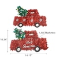 thumbnail image 4 of Décoration De Noël En Guirlandes Rouges En Forme De Camion (Assortiment) - Lot De 12, 4 of 5