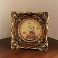 thumbnail image 2 of Style Photo Picture Display Vintage Style Cards Holder Desktop with Glass Front for Living Room, Home, Family Party ,Vocation Time , 11x11CM Square, 2 of 8