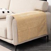 kurtrusly Soft Touch Sofa Sofa Remote Control Holder Easy To Install Remote Control Holder For Sofa yellow 60*110CM