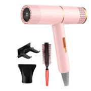 CNKOO Hair Dryer  High-Speed Ionic Low Noise Blow Dryer with Brushless Motor for Fast Drying  Thermo-Control Quiet Compact Hair Blow Dryer  Hairdryer with 1 Nozzle Attachments for Home Sa