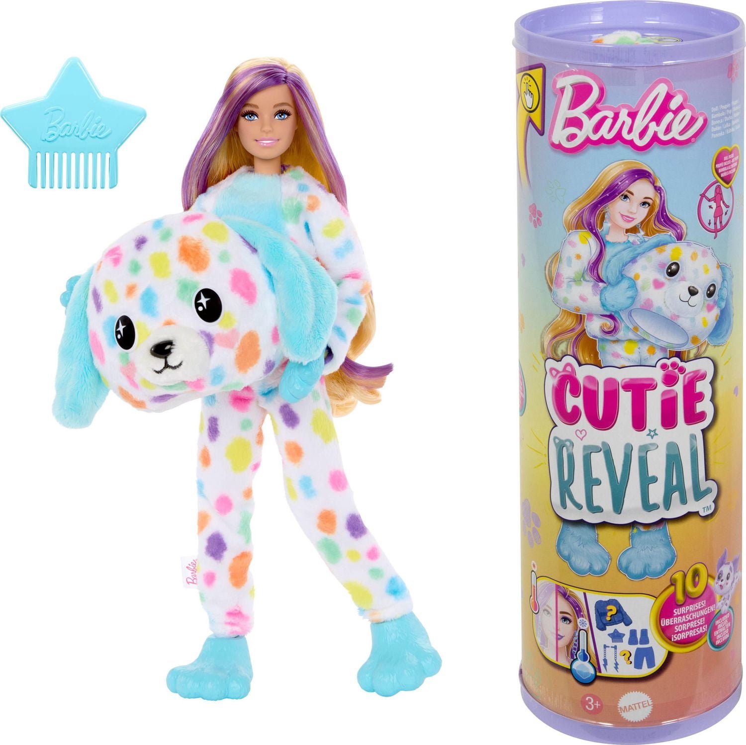 Barbie Cutie Reveal Rêve couleur Poupée et acc. Dalmatien
