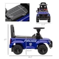 thumbnail image 3 of Aosom Kids Ride On Sliding Car with Hidden Under Seat Storage, Blue, 3 of 10