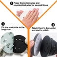 thumbnail image 4 of RULLINE 5-Pack 5" Hook & Loop Backing Pads - 8-Hole Soft Sponge Cushion, Dense Buffer Interface Pads for Tools, 4 of 8