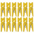 thumbnail image 1 of 300PCS Mini Petit Clip Polyvalent Clips en Bois Photo Photos Pinces Titulaire (Jaune), 1 of 9