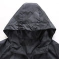 thumbnail image 4 of RXIRUCGD Men's Casual Loose Fitting Long Sleeved Zippered Hooded Jacket, Dark Gray, Size: 5XL, 4 of 8