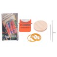 thumbnail image 2 of 10 Crochets Darning Mini Machine à Tisser, Tissage Métier à Tisser pour les Débutants Se Raccommodant Rapidement Métier à Tisser, Ménage Se Raccommodant Métier à Tisser, Bricolage Bricolage Outil de Réparation pour Jeans Chaussettes Vêtements, 2 of 8