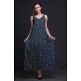 thumbnail image 4 of Bimba Robe Longue Maxi à Imprimé pour Femmes en Rayonne à Bretelles Spaghetti Ajustables Style Bohème - Grand, 4 of 4