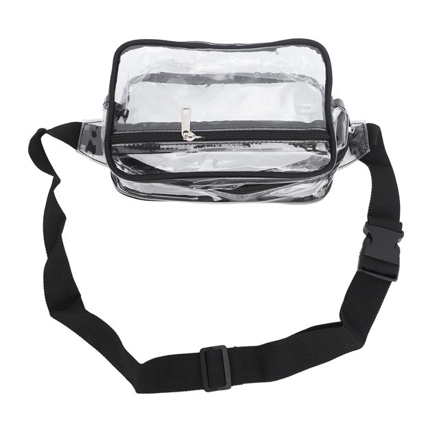 Waterproof PVC Clear Sling Bag, Transparent Large Capacity Adjustable Strap Chest Waist Pack For Sports Travel