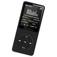 thumbnail image 2 of QualitChoice Lecteur MP3 Rechargeable Écran d'Affichage d'Enregistrement Portable Média Sans Perte Sport Course Lecture de Musique avec Micro Noir, 2 of 6