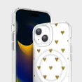thumbnail image 4 of Caseco Mag-SafeiPhone 15 Gold Hearts Clear Case, 4 of 5