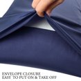 thumbnail image 4 of PiccoCasa 100% Cotton Body Pillowcases Soft Envelope Closure Navy Blue 20"x48", 4 of 7