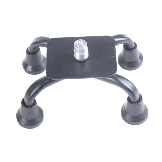 Universal Quad Cane Tips - Non-Slip Rubber Replacement Feet for Walking Sticks & Folding Canes -Extra Stability Base, Fits Most Standard Canes