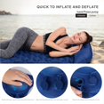 thumbnail image 4 of Inflatable Sleeping Pad,Self-Inflating Camping Mat- Ultralight Compact Waterproof Foldable TPU Air Mattress Pads for Backpacking,Travel,Hiking,Tent,Beach,Outdoor + Eye Mask & Carry Bag, 4 of 8