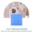 thumbnail image 4 of CIMAXIC Announcement Board Practical Bulletin Board Creative Message Board for Home,11.81"X11.81"X0.39", 4 of 4