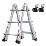 VEVOR Telescoping Échelle Un cadre 9.5 FT Extension Multifonctions