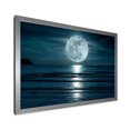 thumbnail image 3 of Designart Super Moon Over The Sea I Framed Wall Art, 3 of 4
