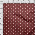 thumbnail image 3 of oneOone Velvet Maroon Fabric Asian Ikat Craft Projects Decor Fabric Printed by The Yard 58 Inch Wide, 3 of 4