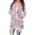 thumbnail image 1 of Lovzfmll Cardigan d'Halloween pour Femme, Veste à Manches Longues Imprimée Mode Style Rose, G, 1 of 6