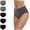 Dark Gray, variant on Tumotour oversized Underwear for women Cotton Underwear High Waisted Ladies Panties Full Coverage Briefs Plus Size Leakproof Briefs