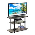 thumbnail image 3 of Convenience Concepts Designs2Go Meuble TV à Trois Niveaux en Bois Gris Vieilli, 3 of 5