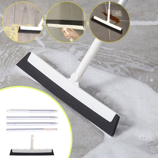 RKSTN Raclette de Fenêtre Balai Multifonction, Grattoir de Plancher, Grattoir à Eau, Vadrouille, Salle de Bain, Salle de Bain Domestique, Grattoir de Plancher, Vadrouille