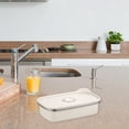 thumbnail image 4 of Chmadoxn Kitchen Storage & Organization, Closet Organizers and Storage, Organization and Storage, Storage Bins, Microwaveable Stainless Steel Airtight Storage Container Fresh storage casket, 4 of 6