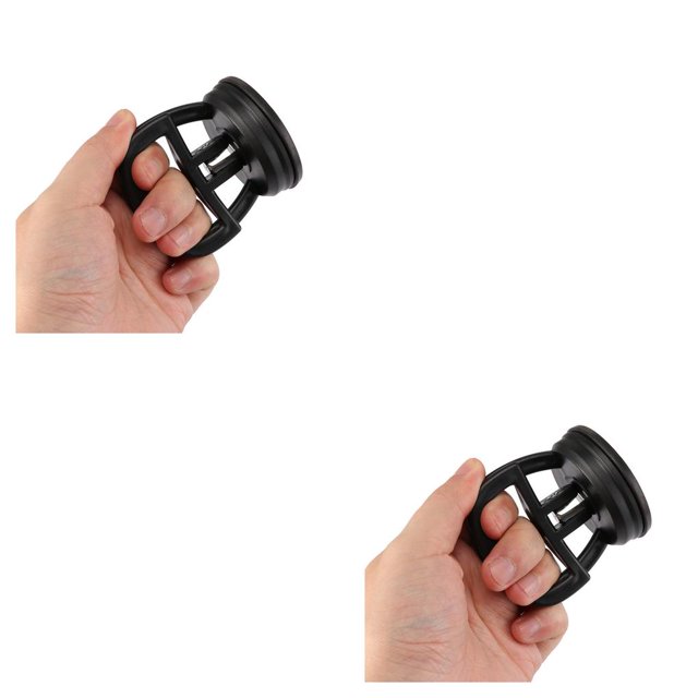 ziyahi Car Dent Removal Tool Puller with D-ring Handle Dents Remover Bodywork Suction Cup Repair Handtool 5.8cm Diameter 2Set