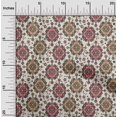 thumbnail image 2 of oneOone Rayon Light Beige Fabric Asian Kilim Sewing Craft Projects Fabric Prints By Yard 56 Inch Wide, 2 of 5