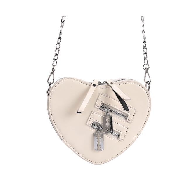 tredstone Fashionable Heart-shaped Bags Heart-shaped For Bag For And Functional white