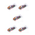 thumbnail image 2 of maskred Pack of 50 Brake Wires Aluminum Alloy Tail Caps Replacement Derailleur Shifter Cable Protector Ends Cycling Accessory Mixed Color 5Set, 2 of 6