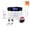 Blanc, variante sur Trousse de Système d'Alarme Numérotation Automatique GSM+Wi-Fi Système d'Alarme Sans Fil pour la Maison Système d'Alarme GSM pour la Maison Capteur de Mouvement Capteur de Porte/fenêtre Télécommande