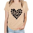thumbnail image 1 of RKSTN Hauts pour Femmes Décontracté Été Ample Grande Taille Imprimé Graphique Lapin de Pâques Blouse Mode Col Rond Manches Courtes T-shirt, 1 of 4
