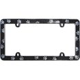 thumbnail image 1 of Cruiser Accessories 18630 Paws Bling License Plate Frame - Black/Chrome, 1 of 3