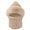 Khaki, variant on 4-In-1 Windproof Cold Proof Warm Headpiece - Hat and Scarf in One with Plush Lined Interior for Skiing, Snowboarding, Hiking, Cycling, Adjustable Unisex Design for Outdoor Winter Activities 1Pc Hat
