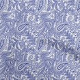 thumbnail image 1 of oneOone Cotton Cambric Blue Fabric Block Craft Projects Decor Fabric Printed By The Yard 56 Inch Wide, 1 of 5