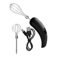 thumbnail image 2 of veasfak Cordless Hand Mixer Compact Electric Egg Beater for Kitchen Baking Cake Shop Black, 2 of 9