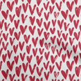 thumbnail image 1 of oneOone Cotton Poplin Red Fabric Valentine Heart Craft Projects Decor Fabric Printed By The Yard 42 Inch Wide, 1 of 5