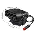 thumbnail image 4 of Hearth & Gear Chauffage Solaire pour Voiture Chauffage de Voiture avec Cordon de Réparation de Voiture Rotation à 360° Chauffage de Voiture Portable Pare-Brise Bureau en Position Assise Vélo Elliptique d'Extérieur pour Adultes Vélo d'Exercice sous le Bureau Coussin Chauffant, 4 of 7