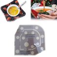 thumbnail image 2 of Clearance! Bowl Cozy Template Cutting Ruler Set Acrylic Transparent Quilting Bowl Templates for Hot and Cold Food Bowl Rack Diy Kitchen Art Craft Acrylic Stencil Cut On Fold Template Sewing, 2 of 9