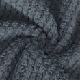 thumbnail image 3 of ShomPort Men's Fleece Pajamas Long Sleeve Open Front Textured Bathrobes Solid Color Fall Winter Warm Casual Robes with Pockets, 3 of 5