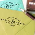 thumbnail image 4 of Printtoo Personalized Wood Mounted Love Is Sweet Custom Stamper Wedding Favor Rubber Stamp-2.2 x 0.86 Inches, 4 of 4