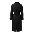 thumbnail image 4 of Kcodviy Manteau Léger Décontracté Mi-Long pour Femme Manteau Trench Polyvalent Décontracté Veste Tailleur Décontractée Femme Veste Zippée Décontractée pour Femme Veste Décontractée Chaude Femme Veste d'Extérieur Décontractée Femme, 4 of 5