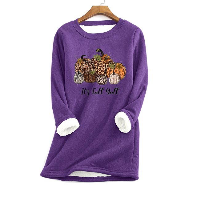 Hauts pour Sortir Mode Femme Décontracté Manches Longues Col Rond Blouses et Chemises Chandail à Col Rond d'Halloween en Liquidation