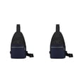 thumbnail image 1 of kurtrusly Hands Free No Burden Outdoors Chest Bag Soft Polyster Large Capacity Easy To Carry Chest Bag For Men blue 2Set, 1 of 6